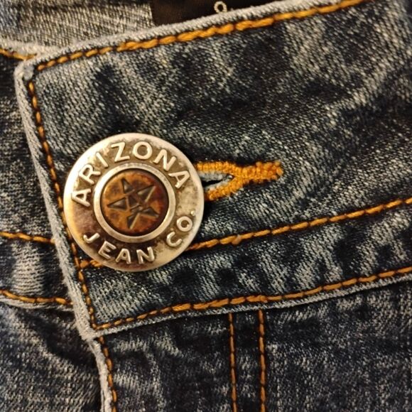 Y2K Arizona Low-rise Bootcut Denim Jeans Hip-huggers City Western Size 9 - Picture 4 of 13